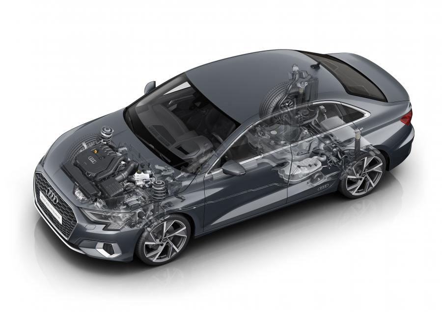 Схема Audi A3 Sedan 35 TFSI 2020 года  (WW) (фото 46 из 50)